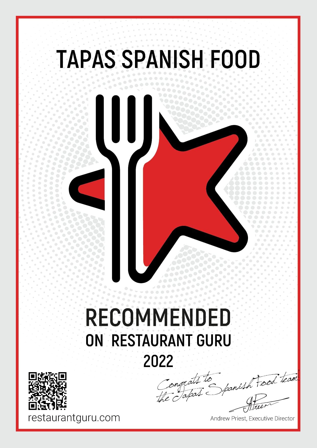 Empfohlen auf Restaurant Guru 2022